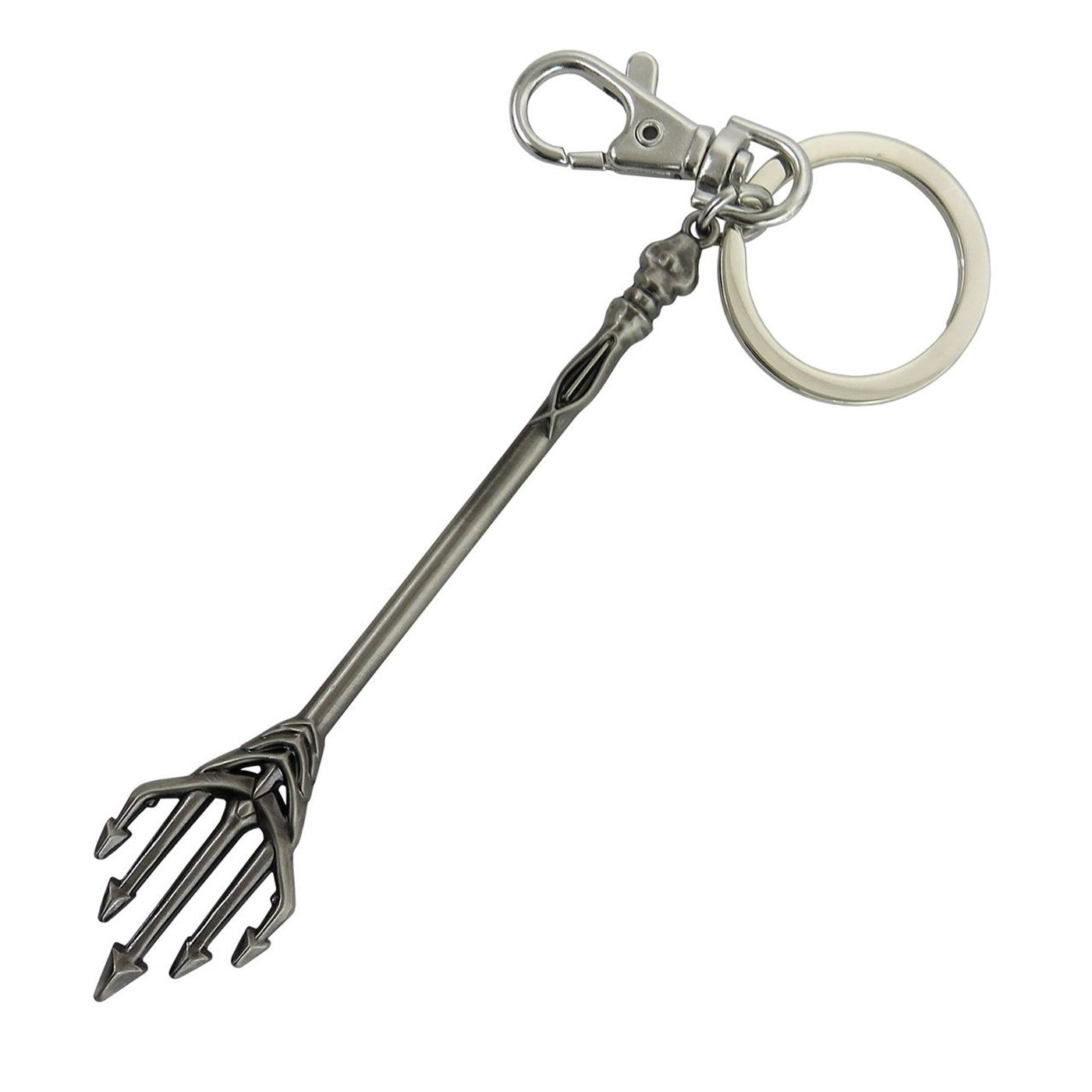 Aquaman Trident Pewter Keychain