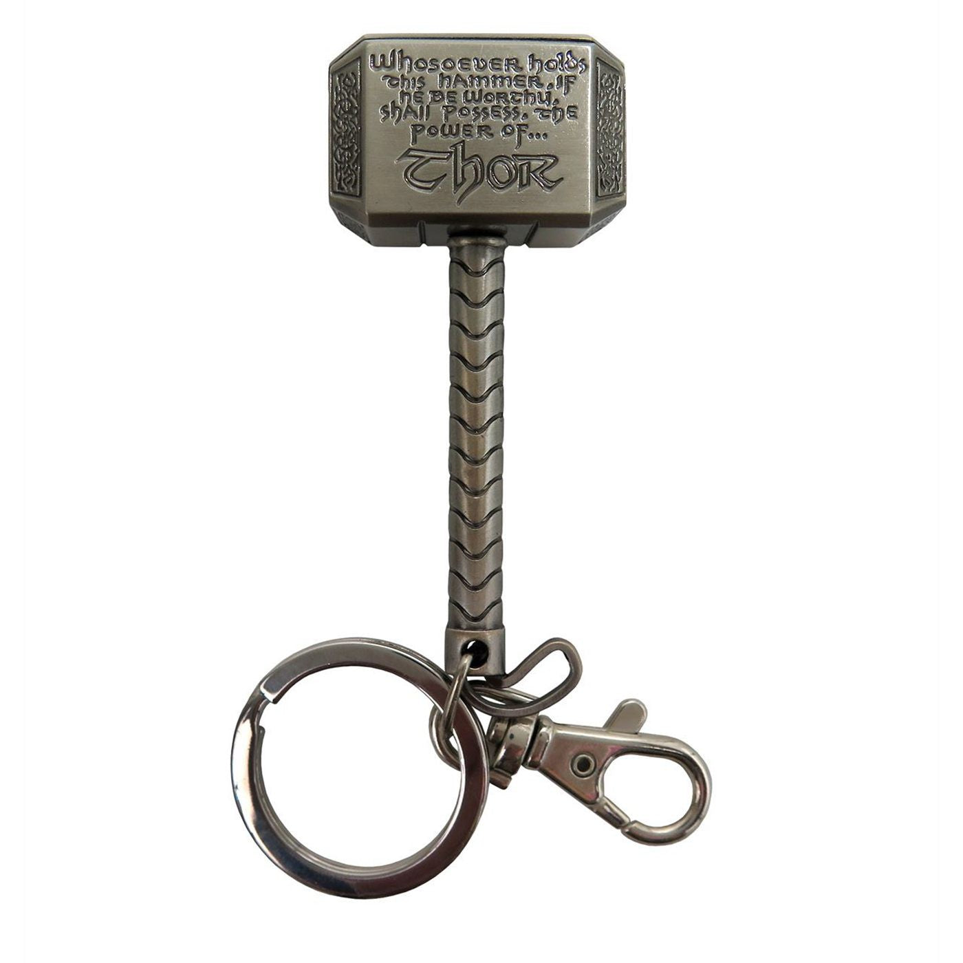 Thor Movie Metal Mjolnir Hammer Keychain