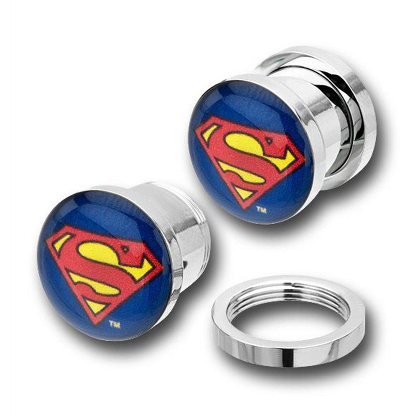Superman 316L Surgical Steel Plugs