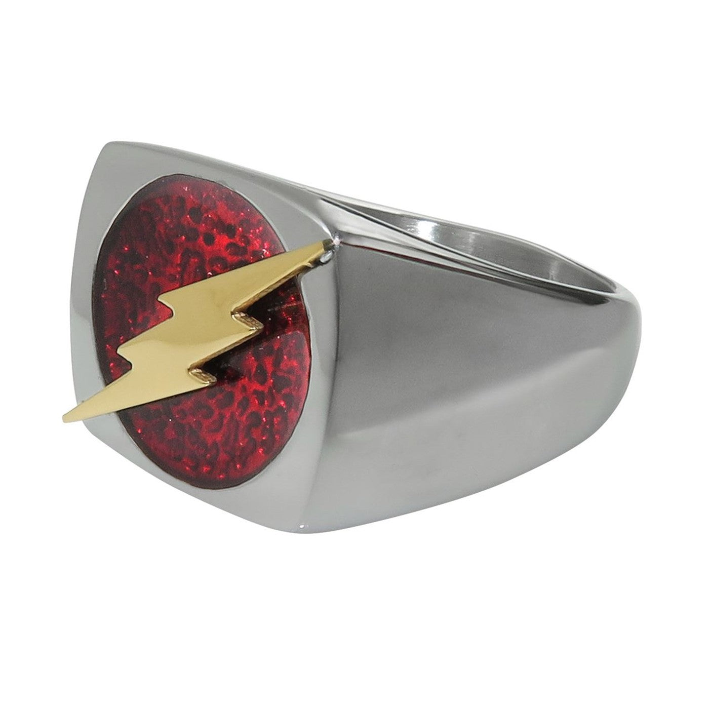 Flash Symbol Stainless Steel Ring