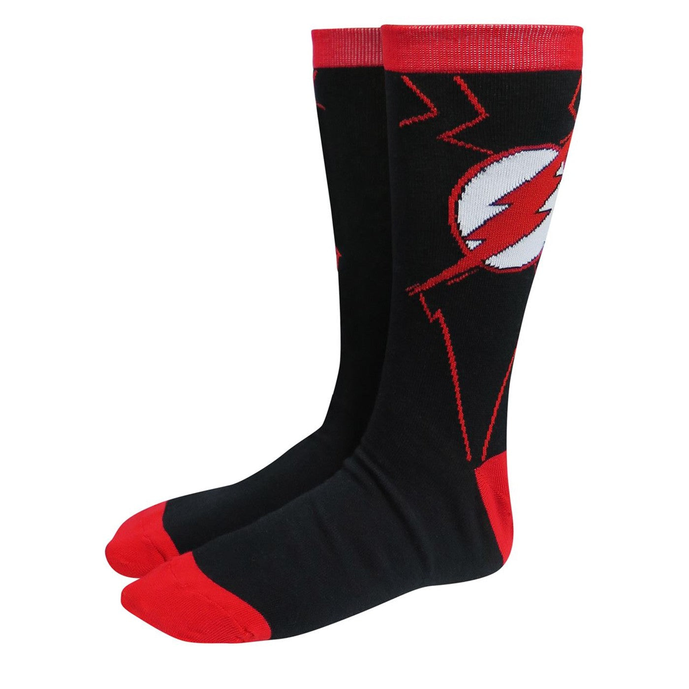 Flash Red & Black Armor Crew Socks