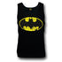 Batman Distressed Symbol Black Tank Top