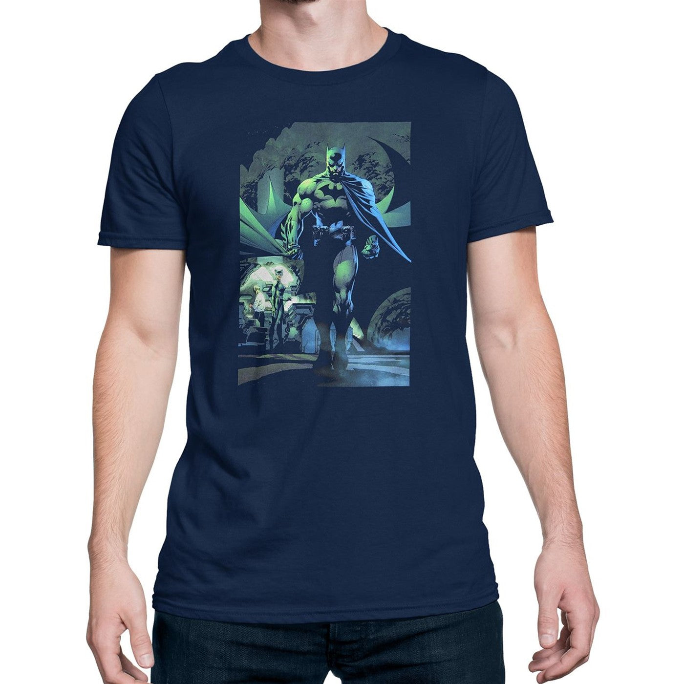 Batman Hush Batcave with Catwoman Men's T-Shirt