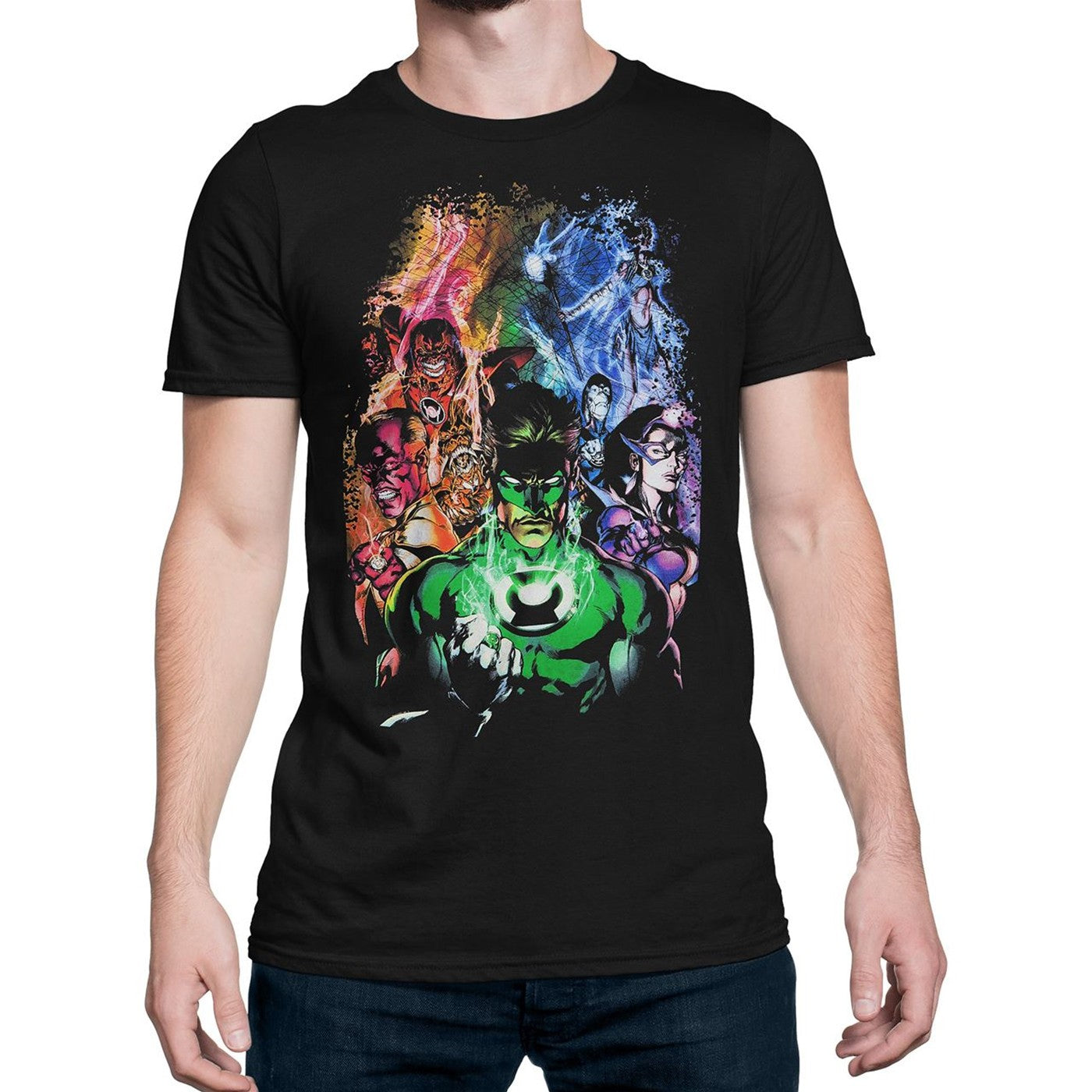 Green Lantern Blackest Night Group T-Shirt