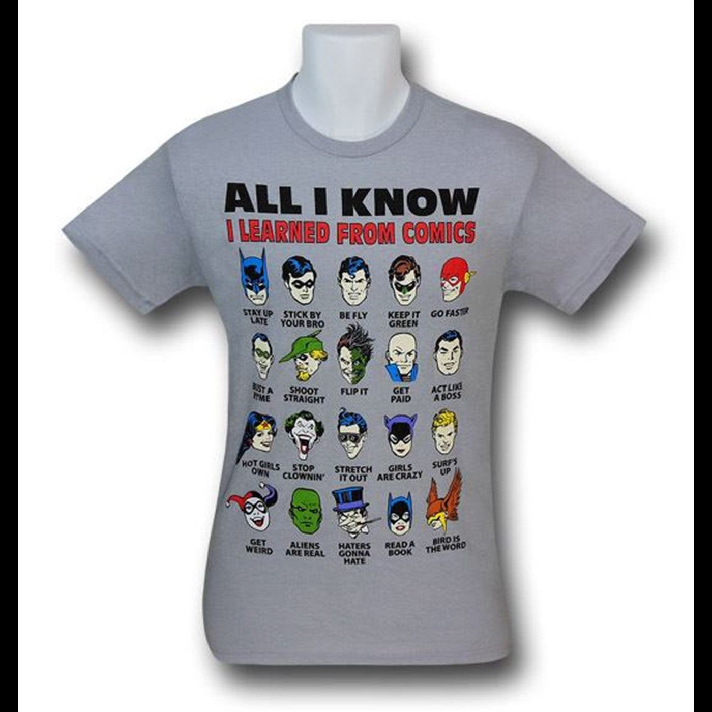 JLA All I Know Grey T-Shirt
