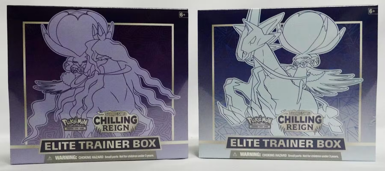 Pokemon Sword & Shield Chilling Reign Elite Trainer Box Set of 2