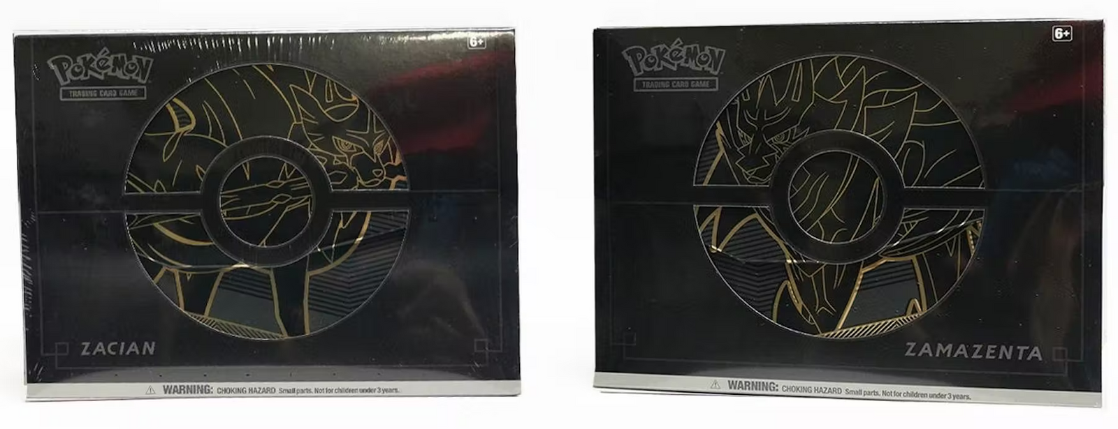 Pokemon Sword & Shield Elite Trainer Box Plus Zacian & Zamazenta Set of 2