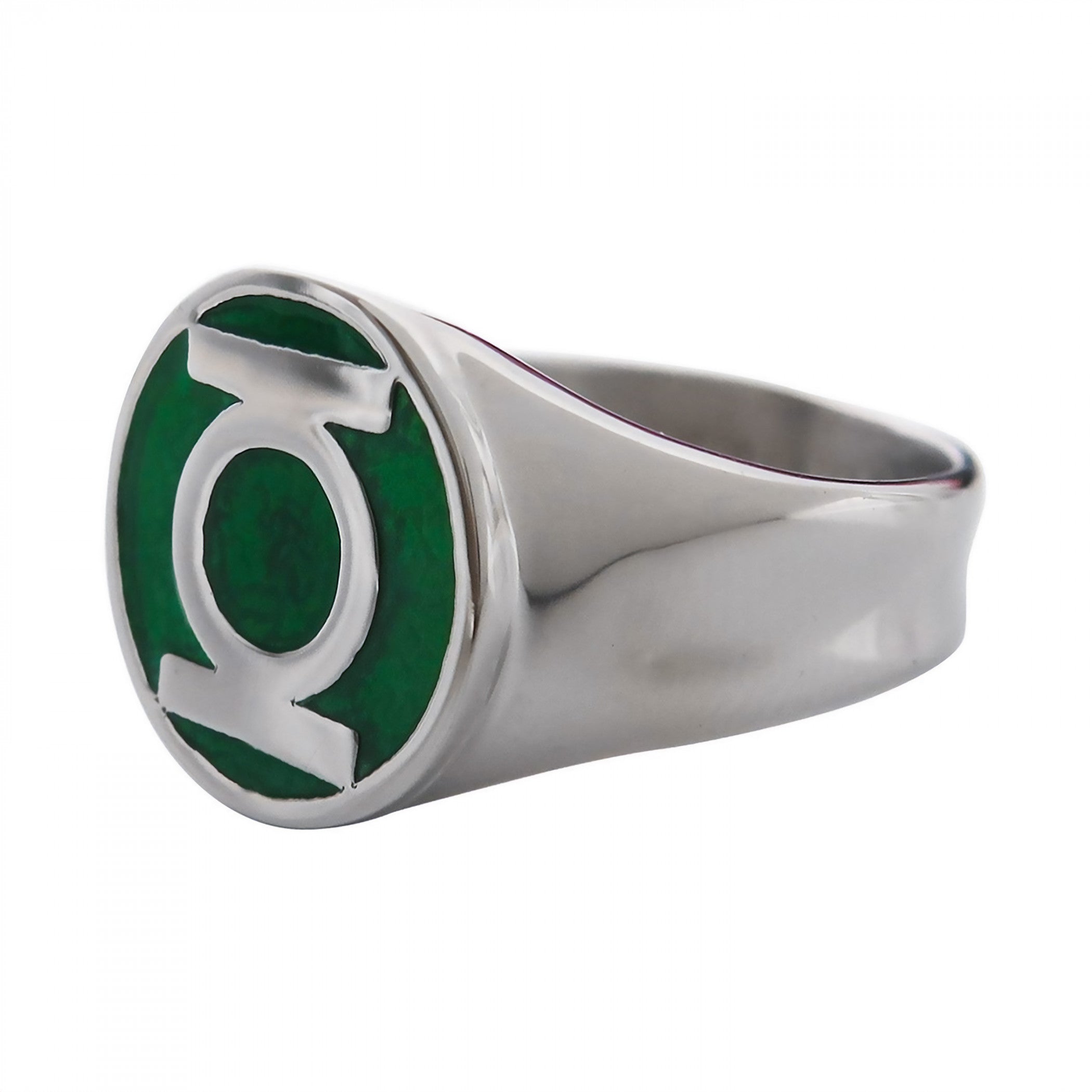 Green Lantern Symbol Stainless Steel Ring