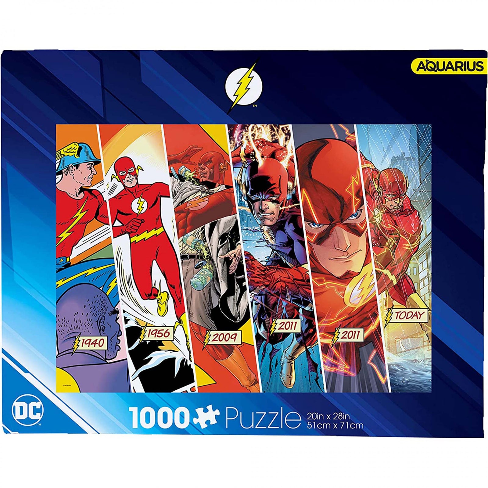 DC Comics The Flash Over the Ages Timeline 20