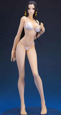 ONE PIECE P.O.P Boa Hancock Swimsuit White LIMITED