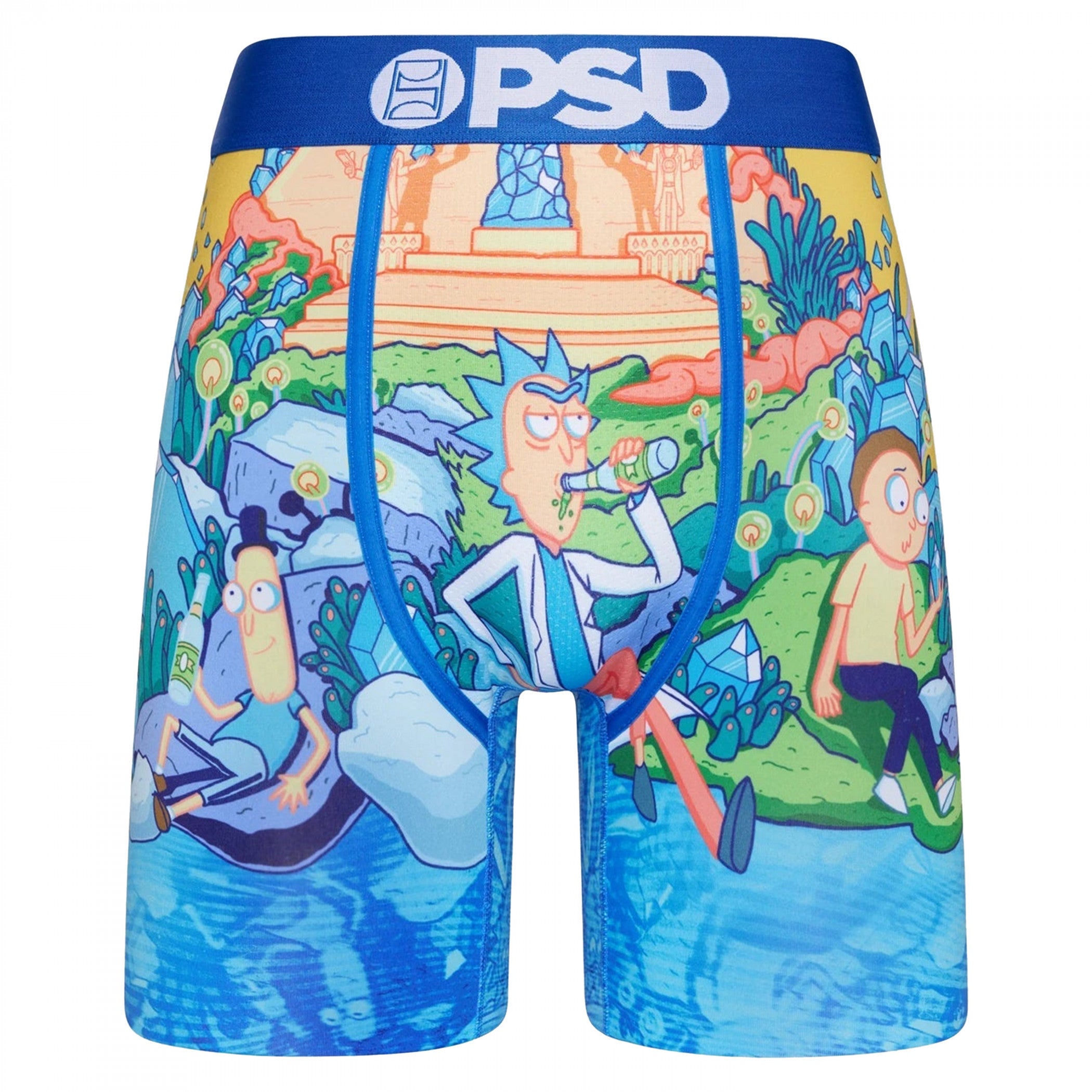 Rick And Morty Hangin' Around PSD Boxer Briefs