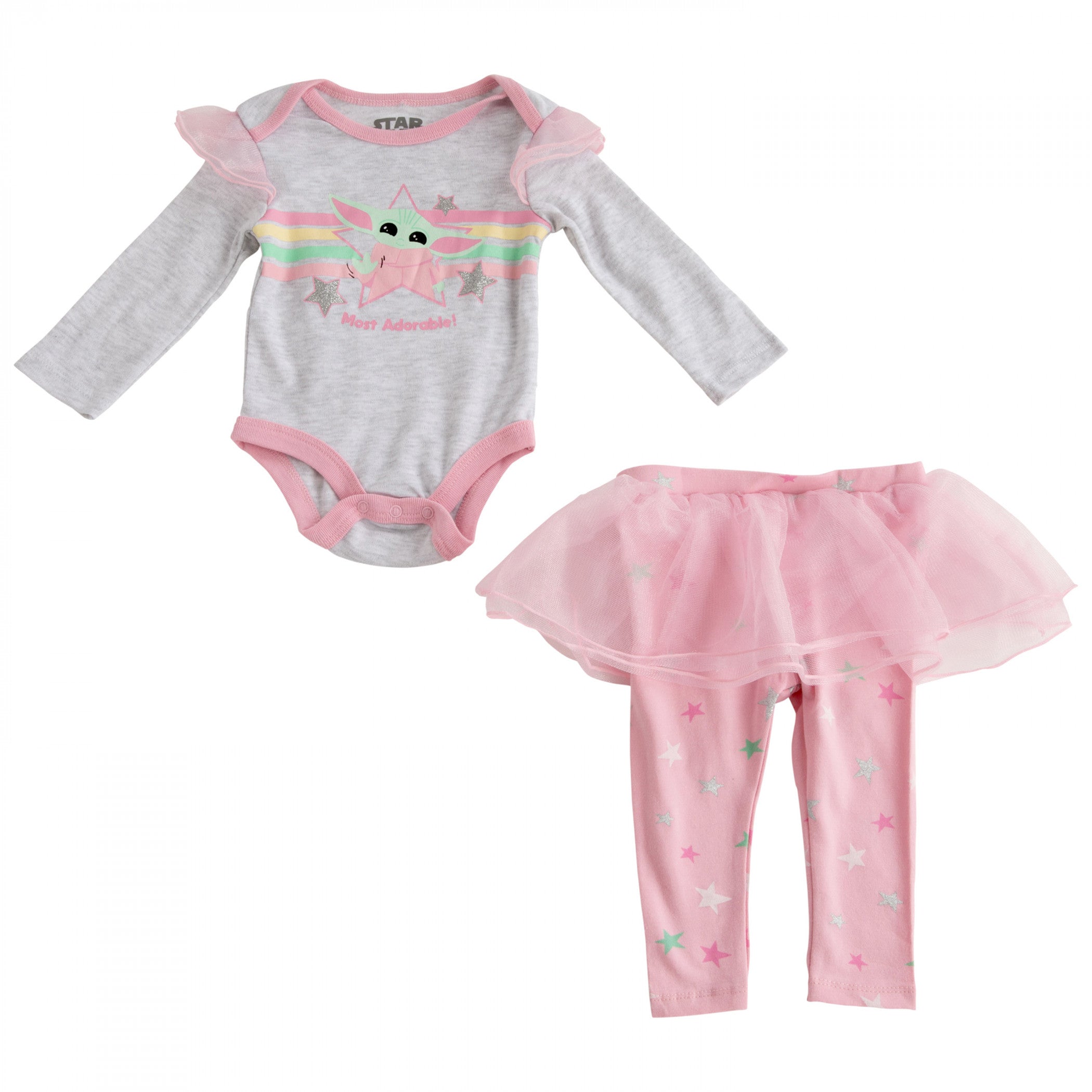 Star Wars Grogu Infant Bodysuit and Skeggings 2-Piece Set