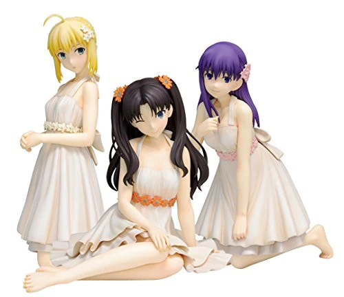 Fate/Stay Night Unlimited Blade Works Matou Sakura,Saber,Tohsaka Rin 1/8 Onepiece Style, Premium set