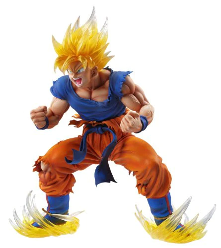 Dragon Ball Kai Son Goku SSJ Super Figure Art Collection 1/8 Ver 2 Clear Hair Ver