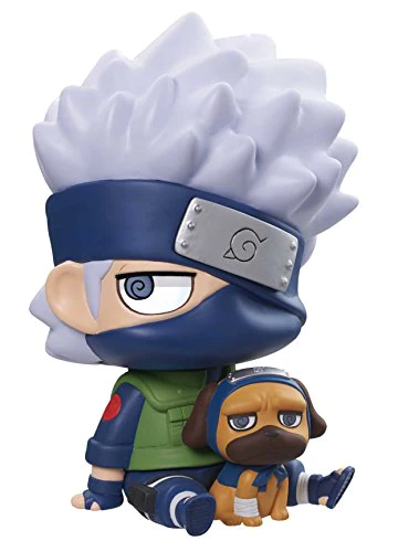 Naruto Shippuuden Hatake Kakashi Pakkun Chimi-Mega Soft Vinyl Series