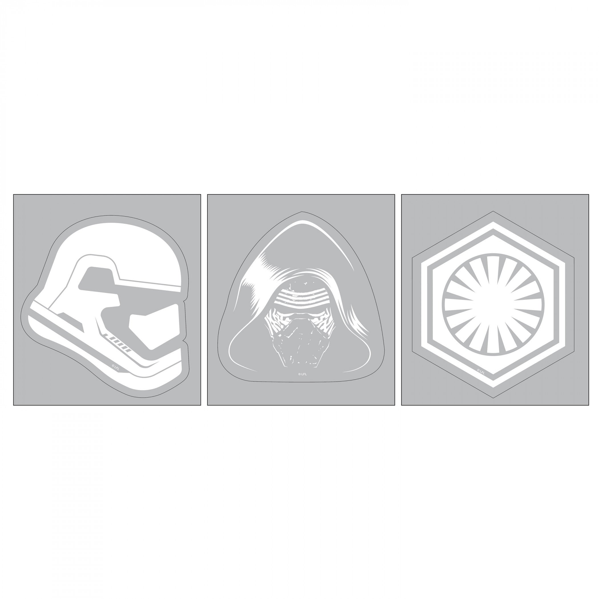 Star Wars the Empire 3-Piece Car Decal Kit