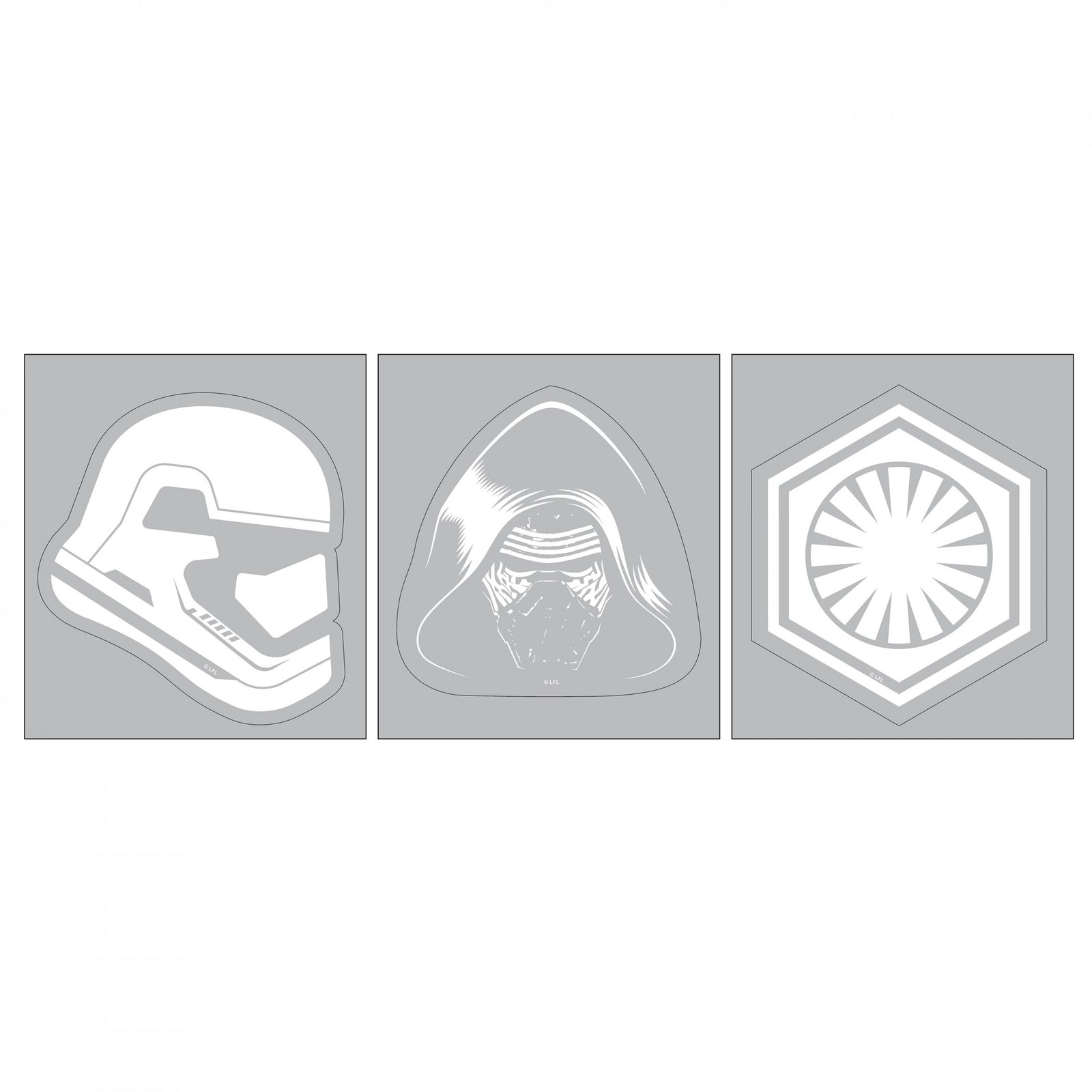 Star Wars the Empire 3-Piece Car Decal Kit
