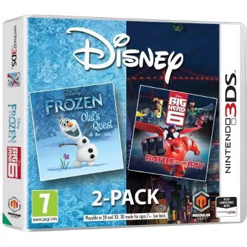 Disney 2-Pack - Frozen: Olaf's Quest + Big Hero 6: Battle in the Bay Nintendo 3DS
