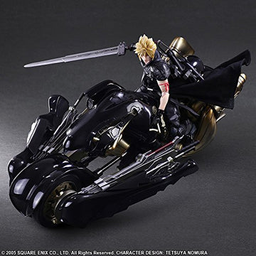 Final Fantasy VII Advent Children Cloud Strife Play Arts Kai & Fenrir