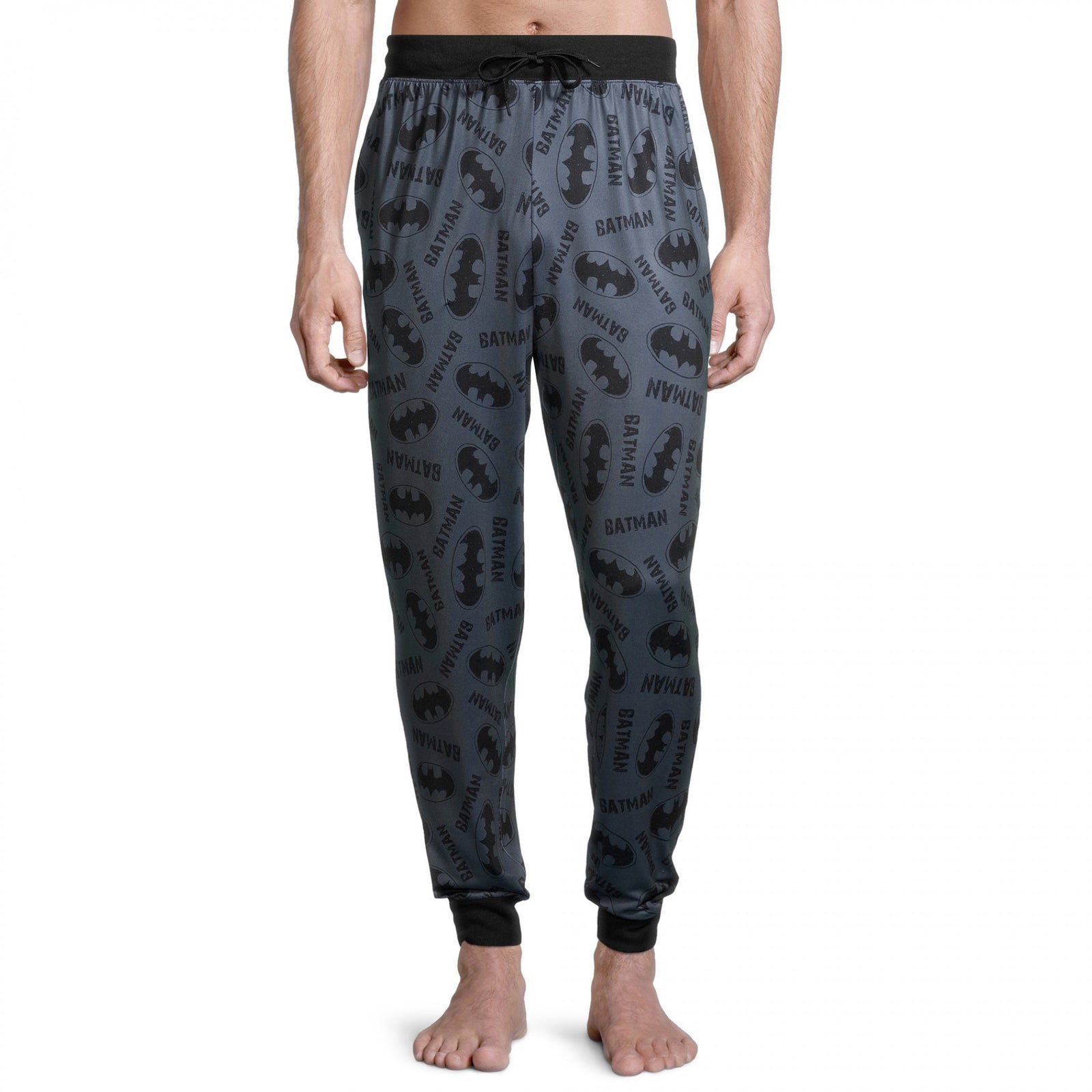 Batman Symbol And Text All Over Print Joggers