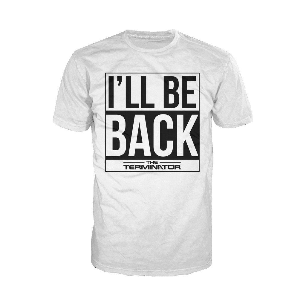 Terminator I'll Be Back Official Men's T-shirt ()