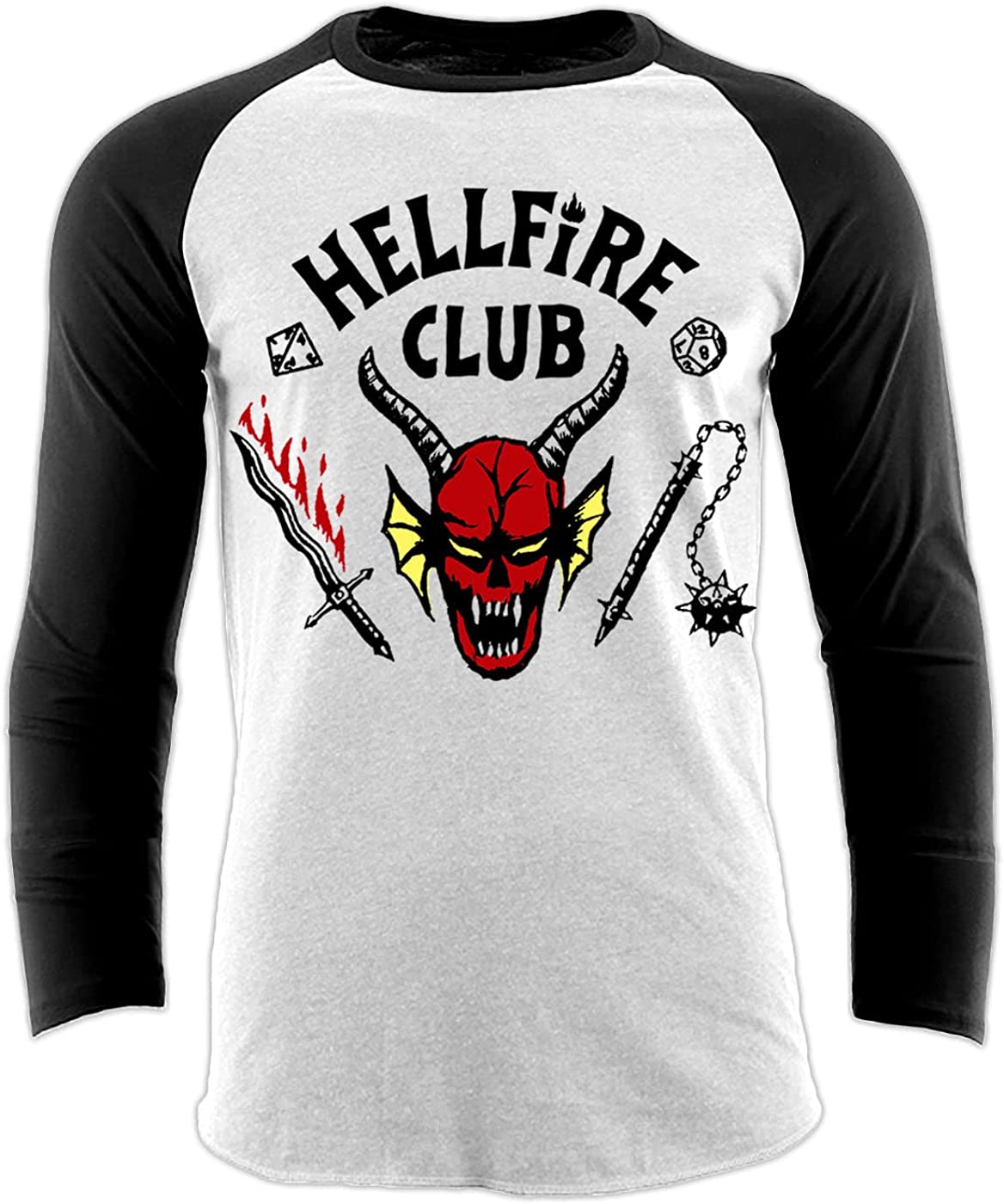 Stranger Things Logo Hellfire Club Classic Raglan T-Shirt
