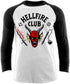 Stranger Things Logo Hellfire Club Classic Raglan T-Shirt