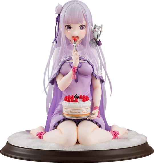 Re:Zero Emilia & Puck 1/7 Birthday Cake Ver