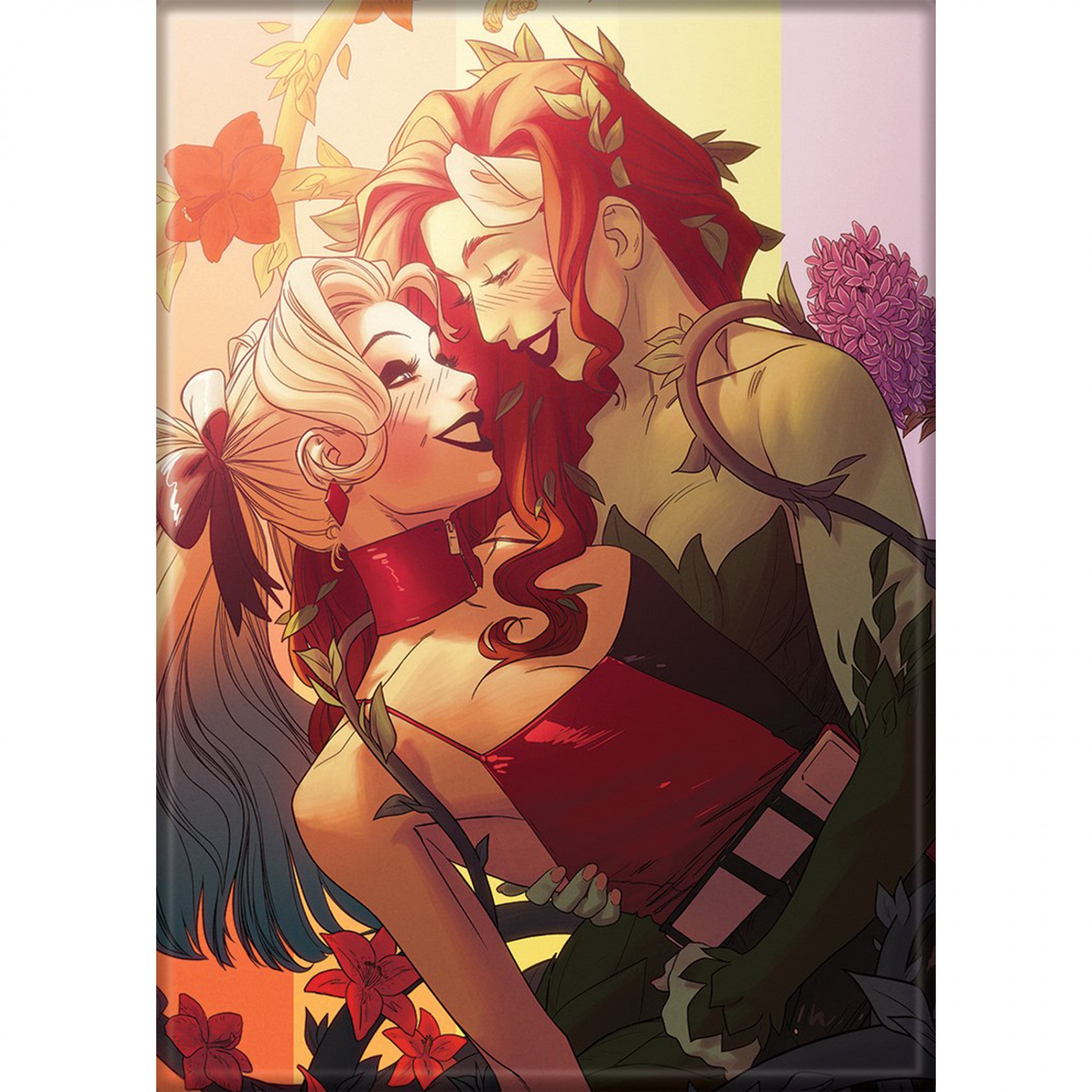 DC Comics Harley Quinn & Poison Ivy Pride Magnet