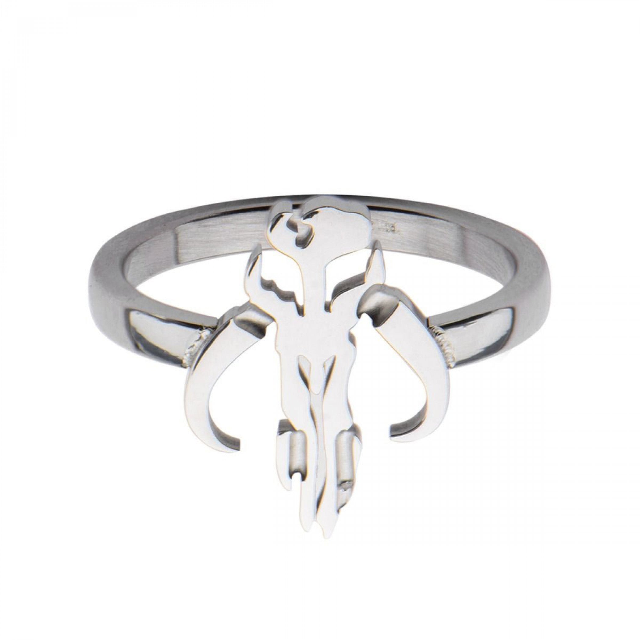 Star Wars Mandalorian Symbol Cut Out Petite Ring