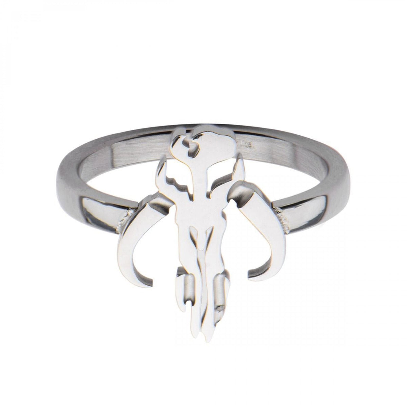 Star Wars Mandalorian Symbol Cut Out Petite Ring