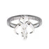 Star Wars Mandalorian Symbol Cut Out Petite Ring
