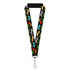 Teenage Mutant Ninja Turtles Neon Faces Lanyard