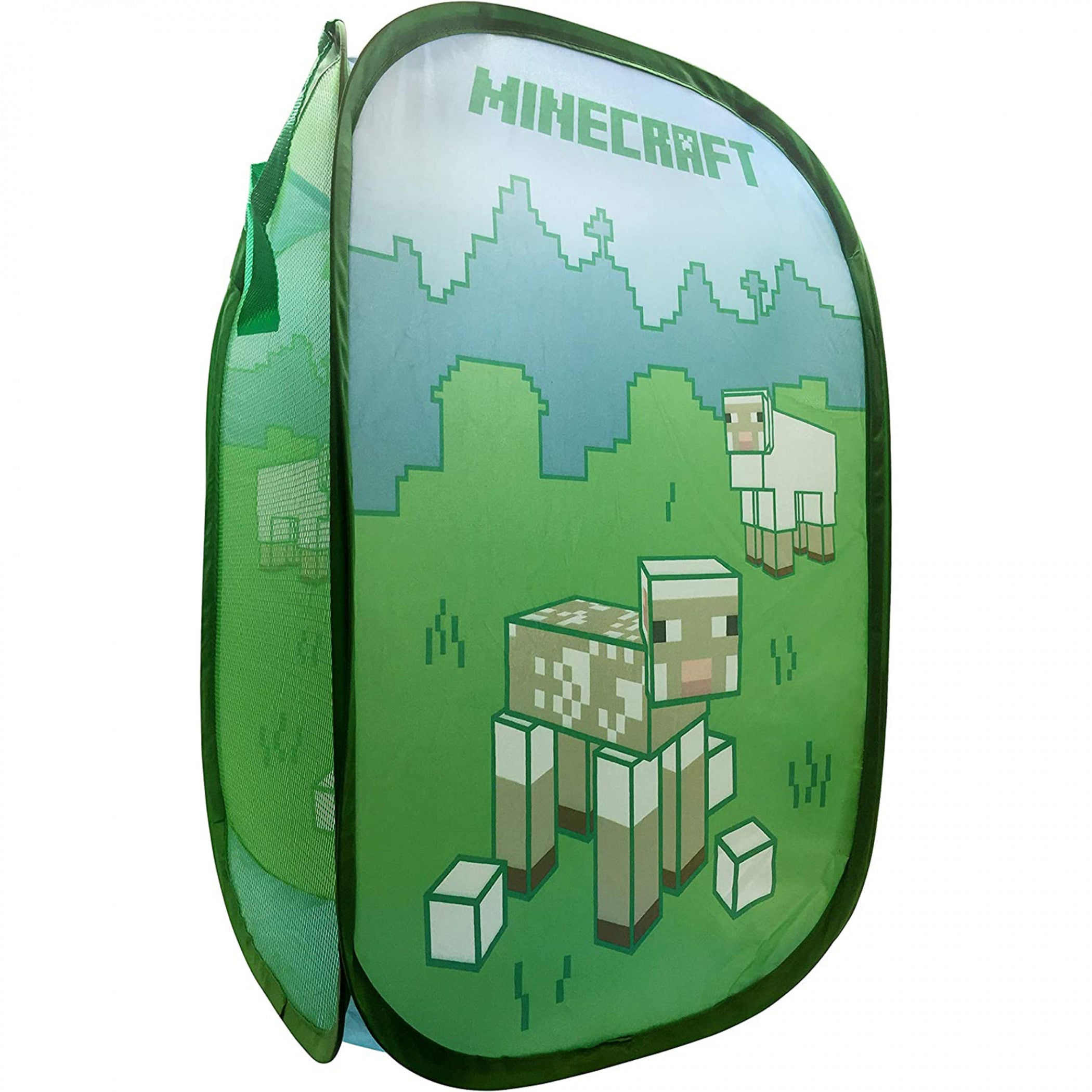 Minecraft Pop-Up Mesh Laundry Hamper