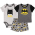 Batman Logo Sleepwear 3-Piece Set