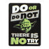 Star Wars Jedi Master Yoda Do or Do Not Embossed Tin Magnet