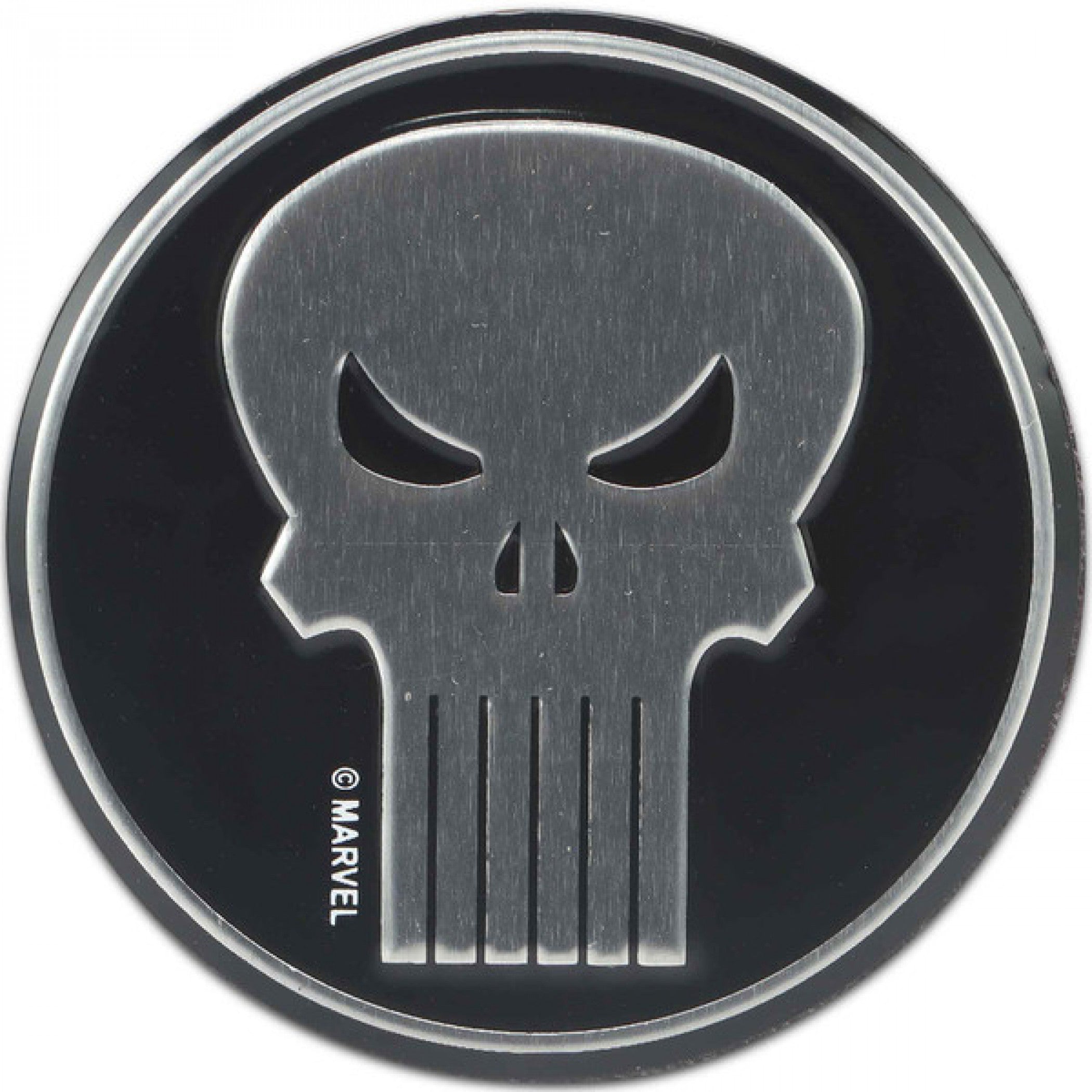 Marvel Punisher Logo Embossed Metal Magnet