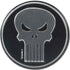 Marvel Punisher Logo Embossed Metal Magnet