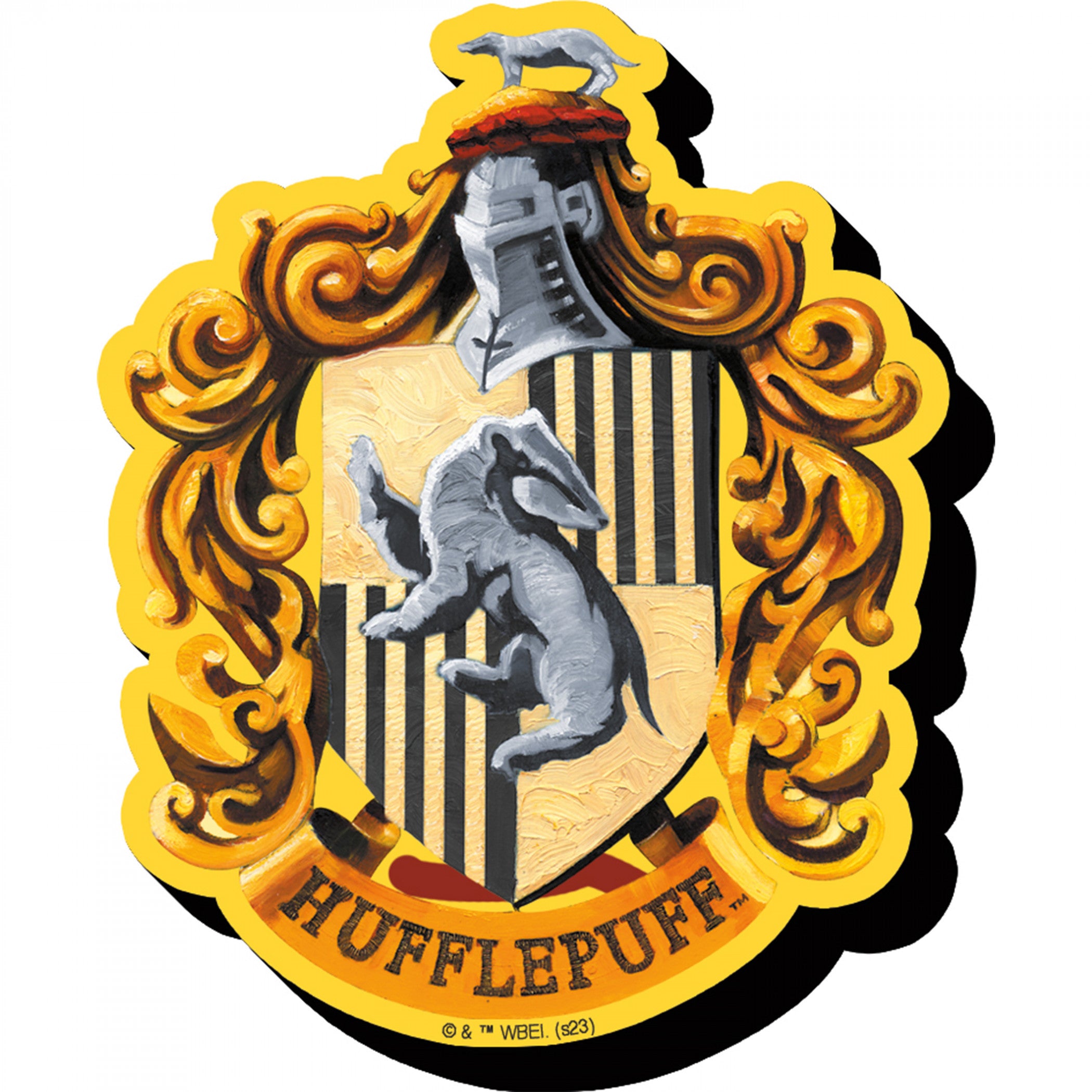 Harry Potter Hufflepuff Crest Magnet