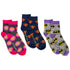 DC Comics All Over Hero Symbols 3-Pair Pack of Women's Quarter Socks