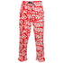 Marvel Logo All Over Red Unisex Fleece Sleep Pants