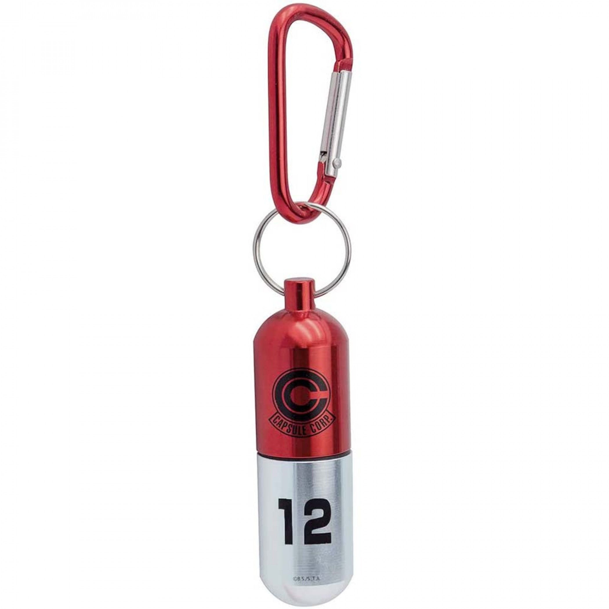 Dragon Ball Z Red Capsule Corp. Replica Keychain