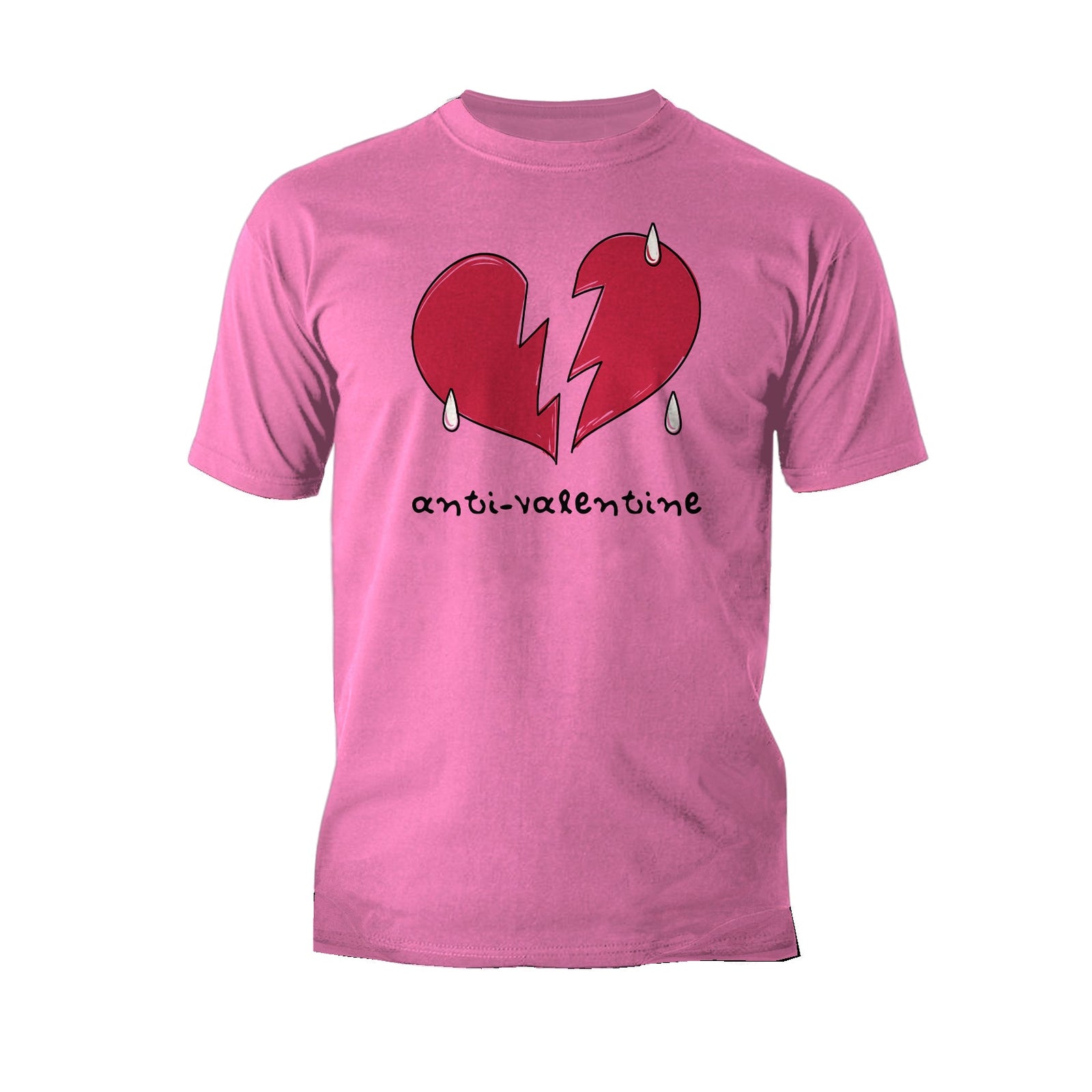 Anti Valentine Broken Weeping Heart Men's T-shirt