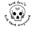 Anti Valentine Love Don't Live Here Skull Women's T-shirt