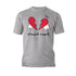 Anti Valentine Stupid Cupid Broken Heart Wings Men's T-shirt