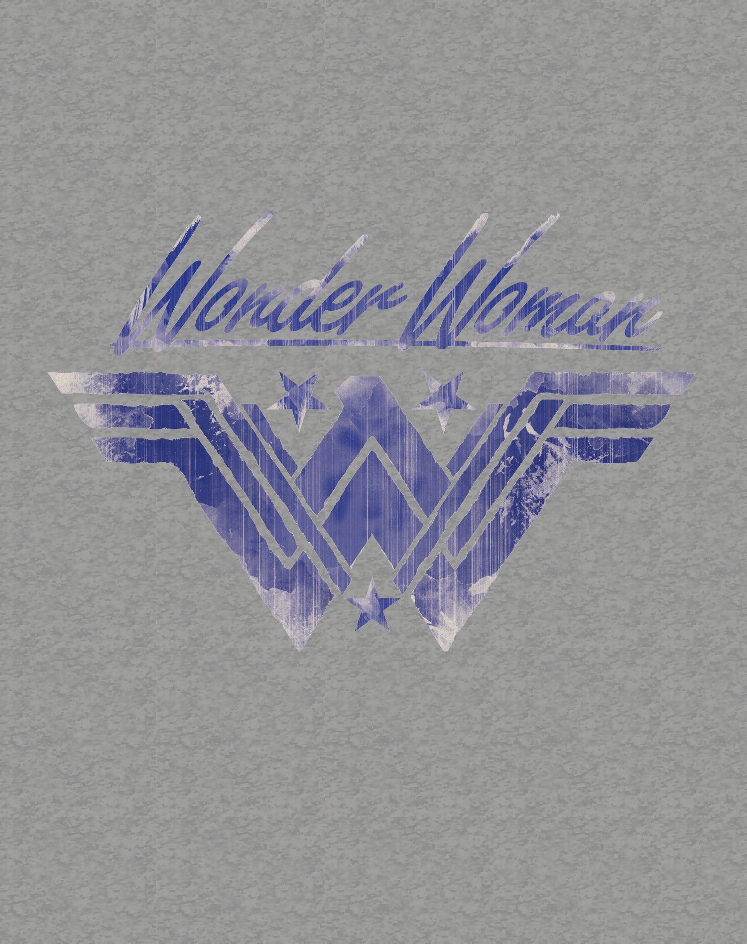 DC Comics Wonder Woman Logo Watermark Official Men's T-Shirt