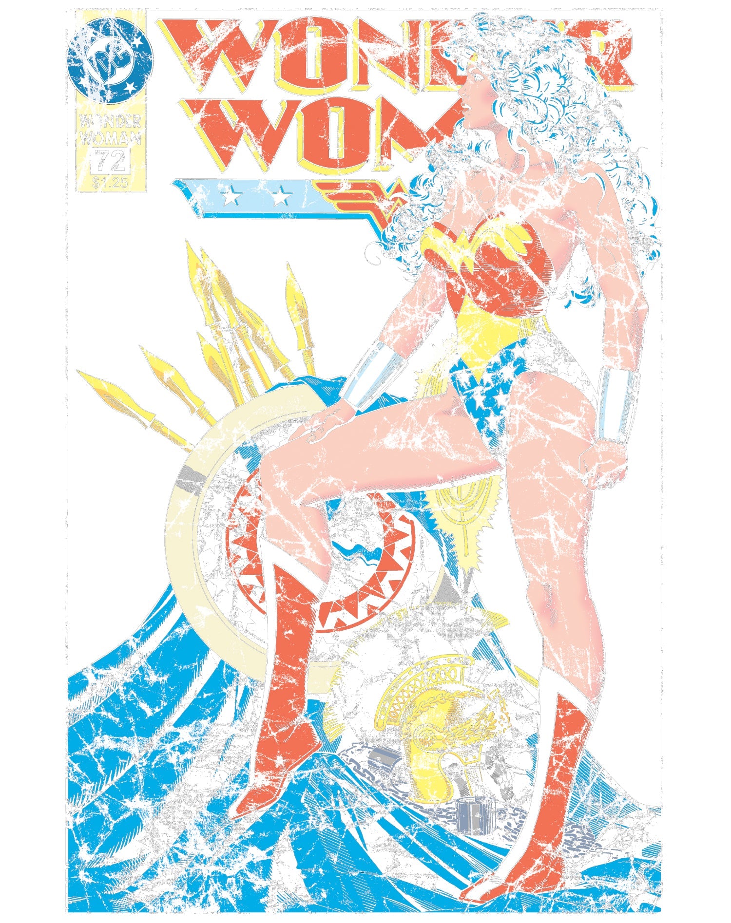 DC Comics Wonder Woman Cover WW55 Legs Official Sweatshirt ()