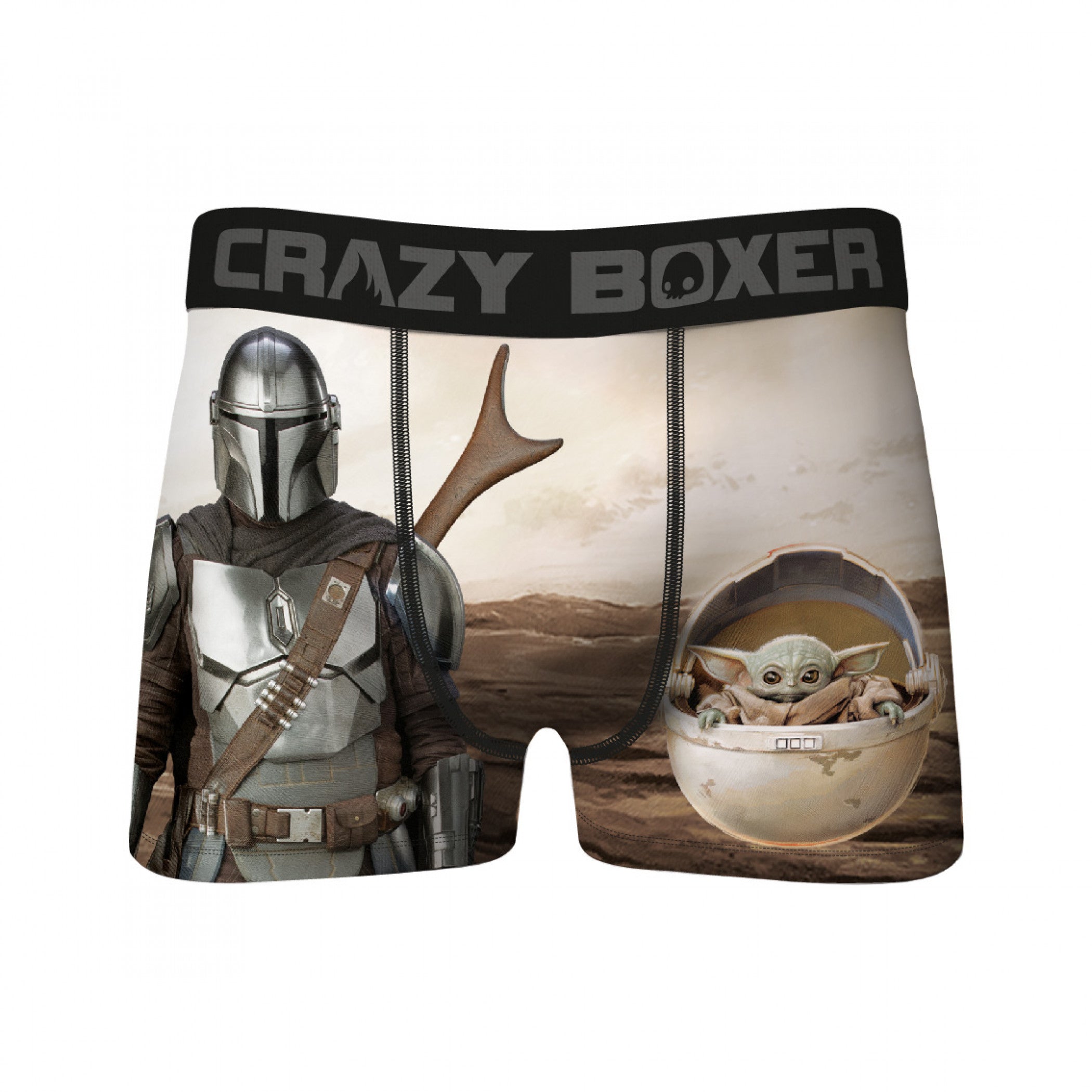 Star Wars The Mandalorian and Child Landscape Crazy Boxer Briefs