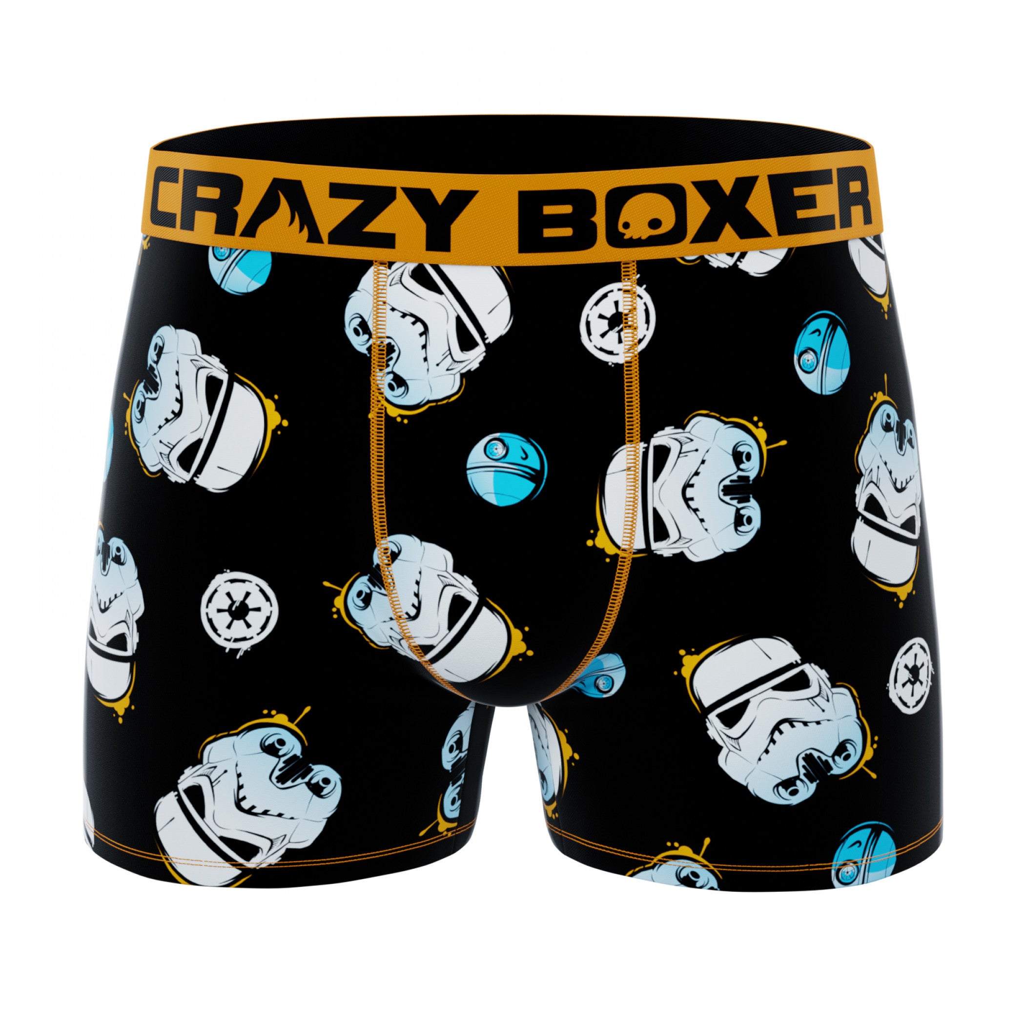 Star Wars Stormtroopers Helmets and Symbols Men's Crazy Boxer Briefs