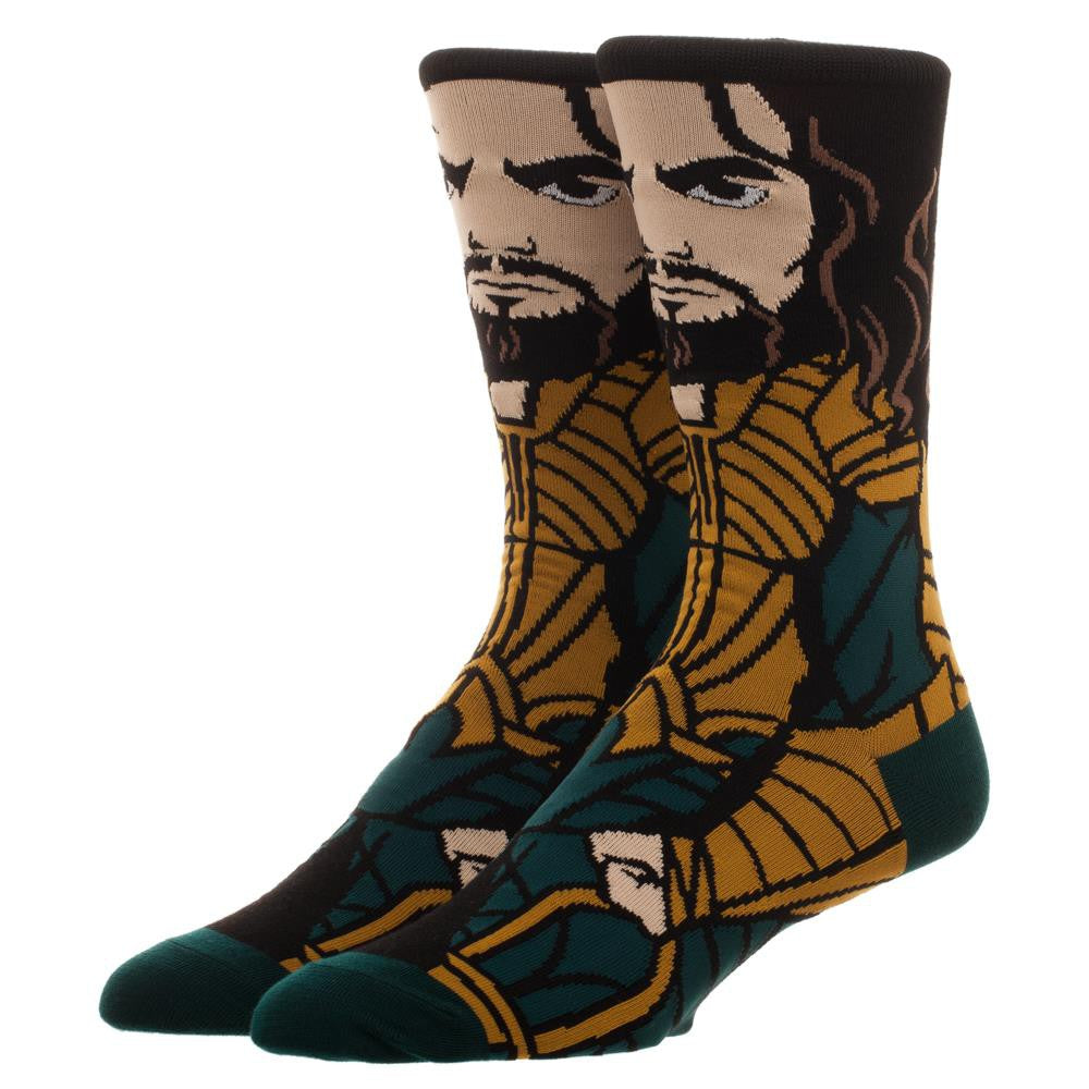 Justice League Aquaman Portrait Socks